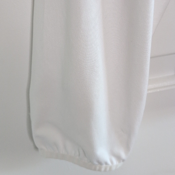 Bass Outdoor White Long Sleeve Tee Front Tan Zipper Pocket Men's XXL - Picture 7 of 9